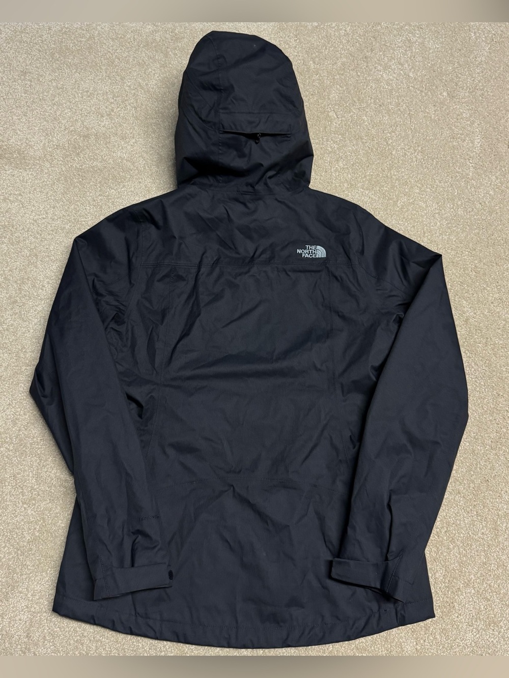 The North Face DryVent Hooded Waterproof Rain Jacket Women Small Black Light - Picture 6 of 12